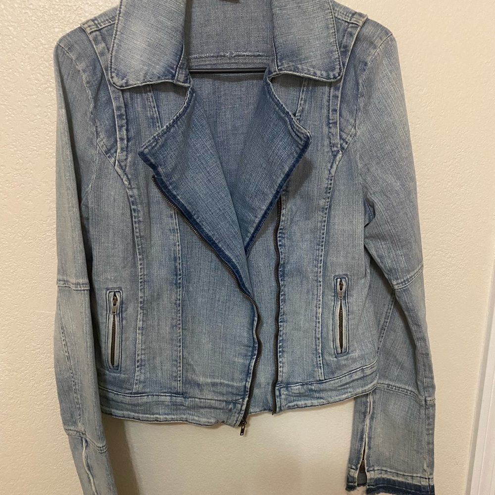 $145 Guess denim moto jacket ASO Teen Wolf!
